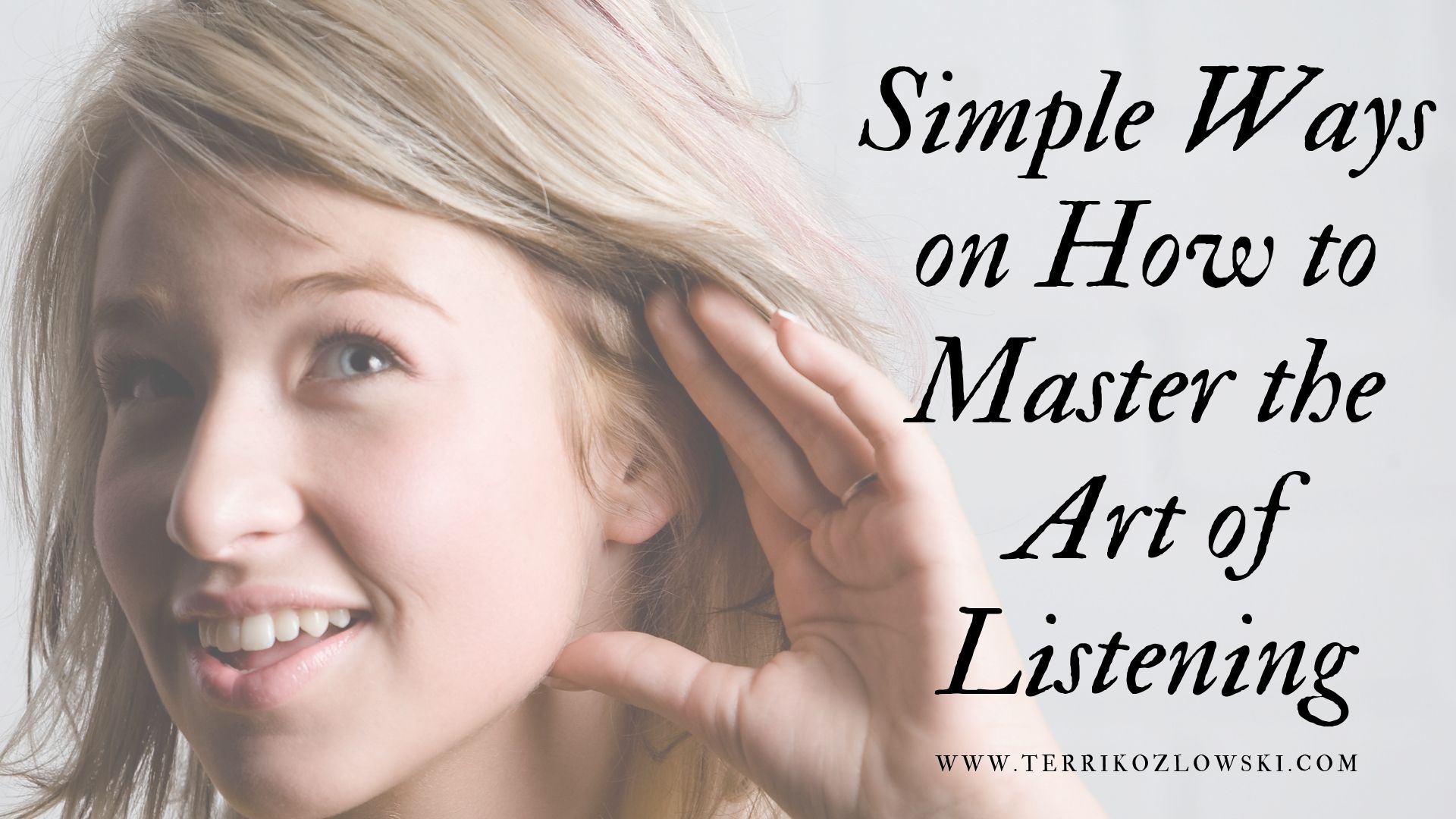 Active Listening is part of Authentic Communication
