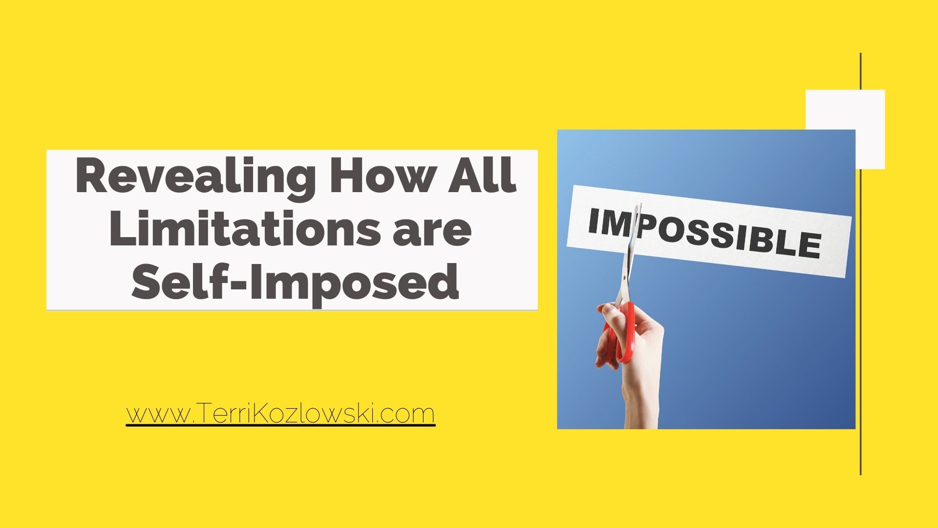 Revealing How All Limitations are Self-Imposed