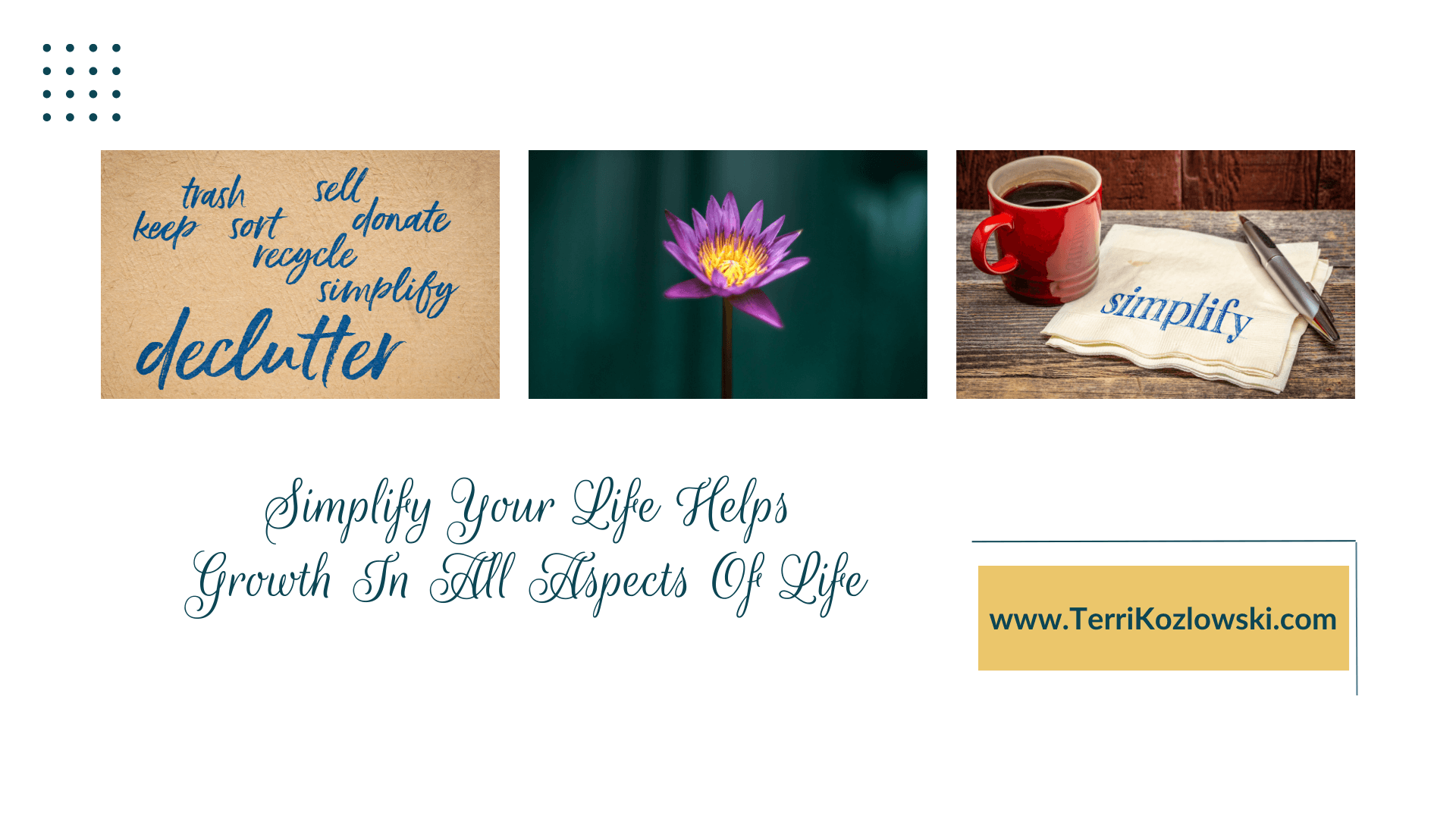 Simplify Your Life Helps Growth In All Aspects Of Life